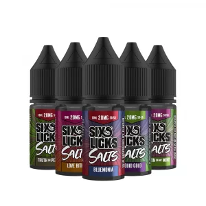 Six Licks Nic Salts